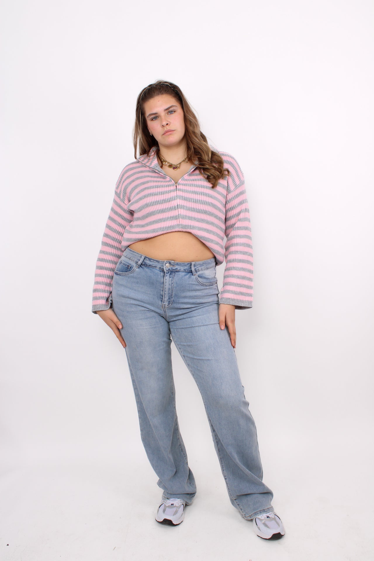 ''PLUSSIZE TALL'' STRAIGHT LEG JEANS 8013 - DENIM