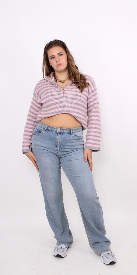 ''PLUSSIZE TALL'' STRAIGHT LEG JEANS 8013 - DENIM