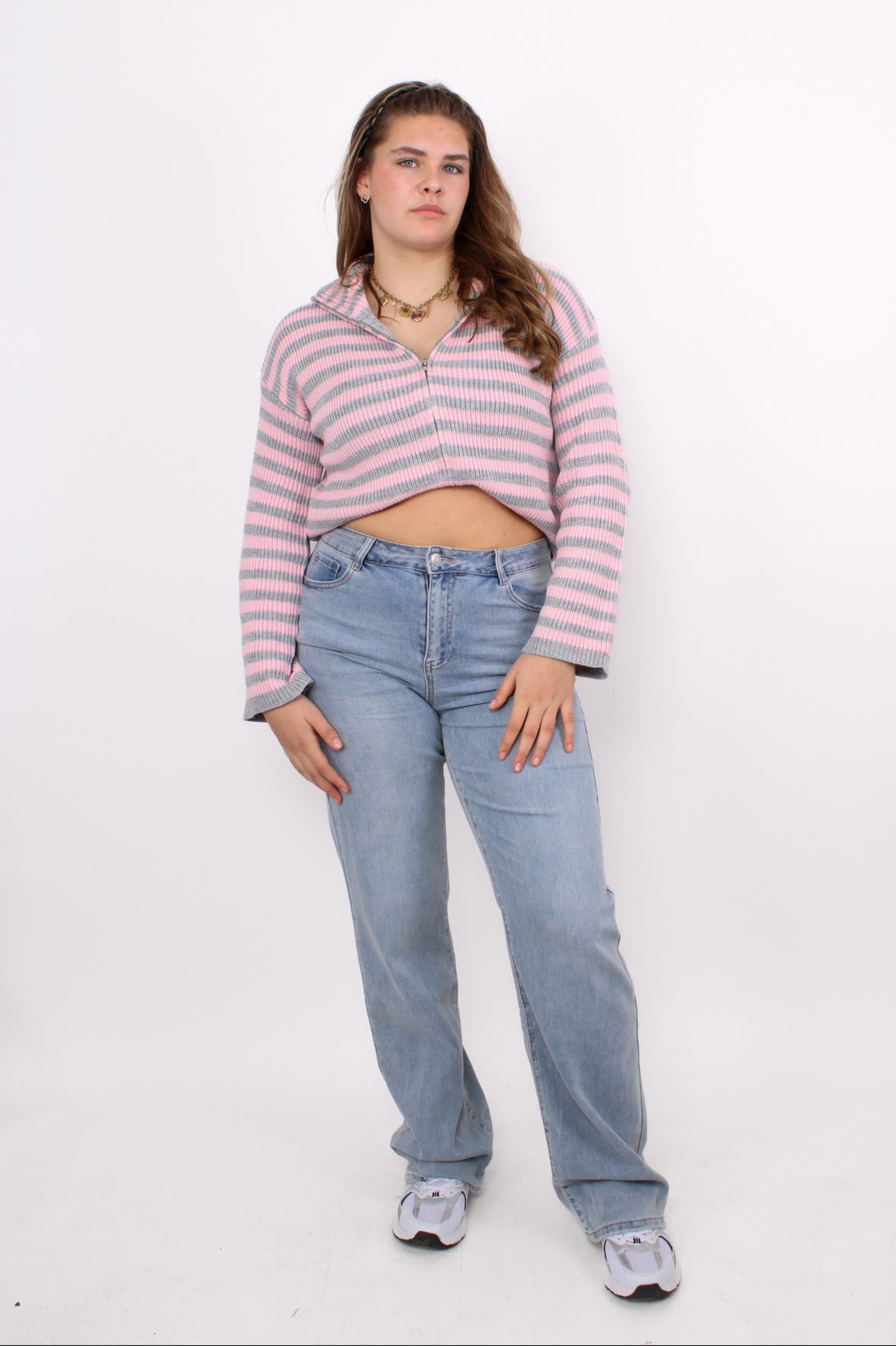 ''PLUSSIZE TALL'' STRAIGHT LEG JEANS 8013 - DENIM