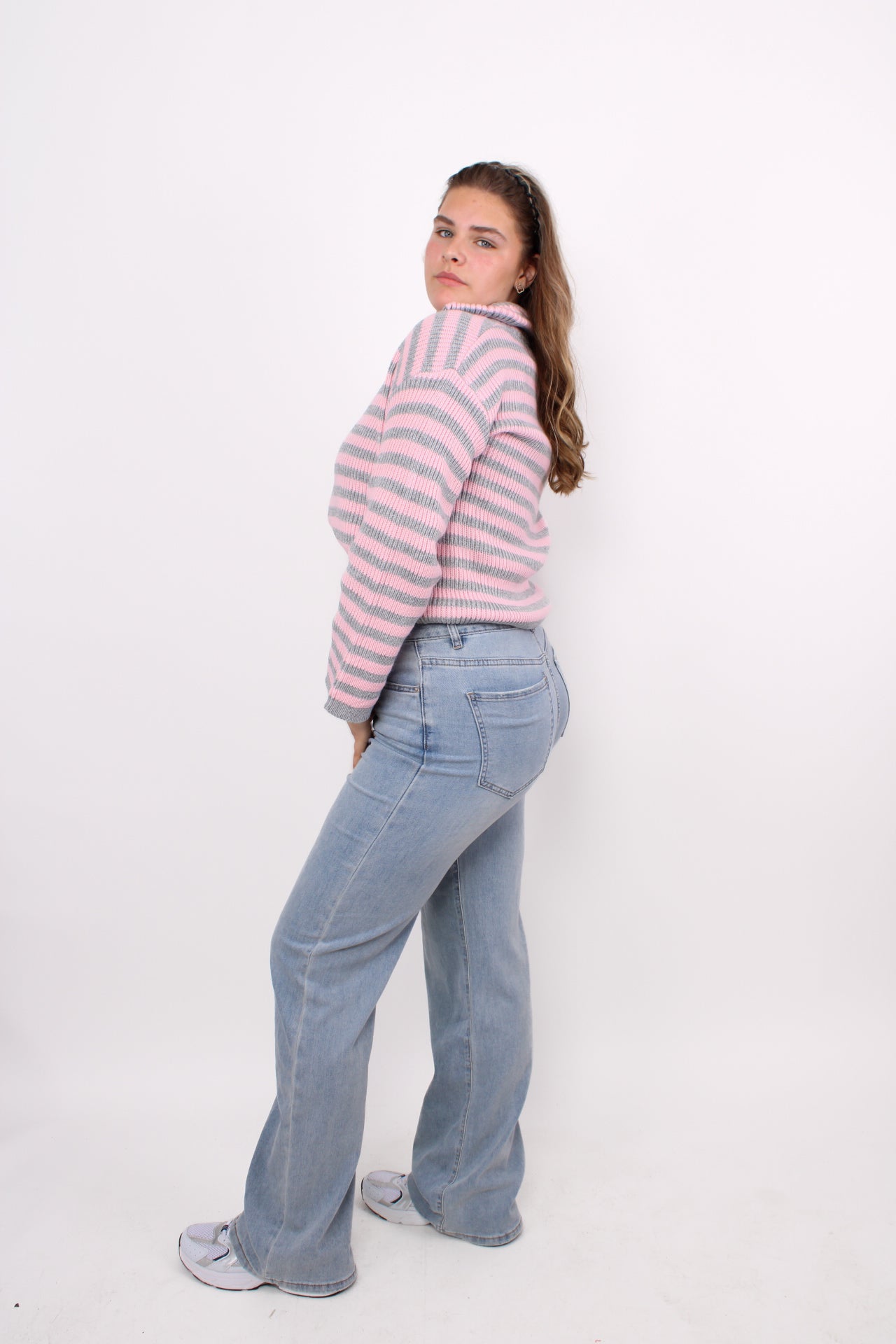 ''PLUSSIZE TALL'' STRAIGHT LEG JEANS 8013 - DENIM