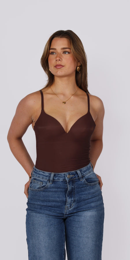SHAPEWEAR BODY - BROWN