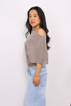 LIVA TOP - TAUPE