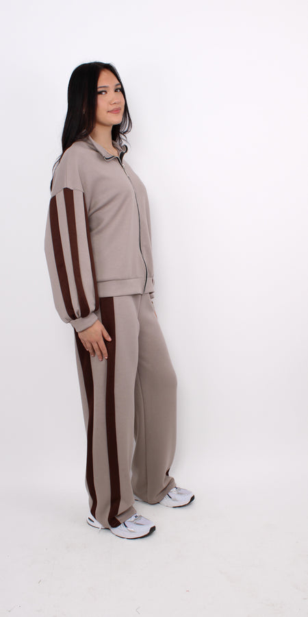 PRETTY CHILL SET - TAUPE