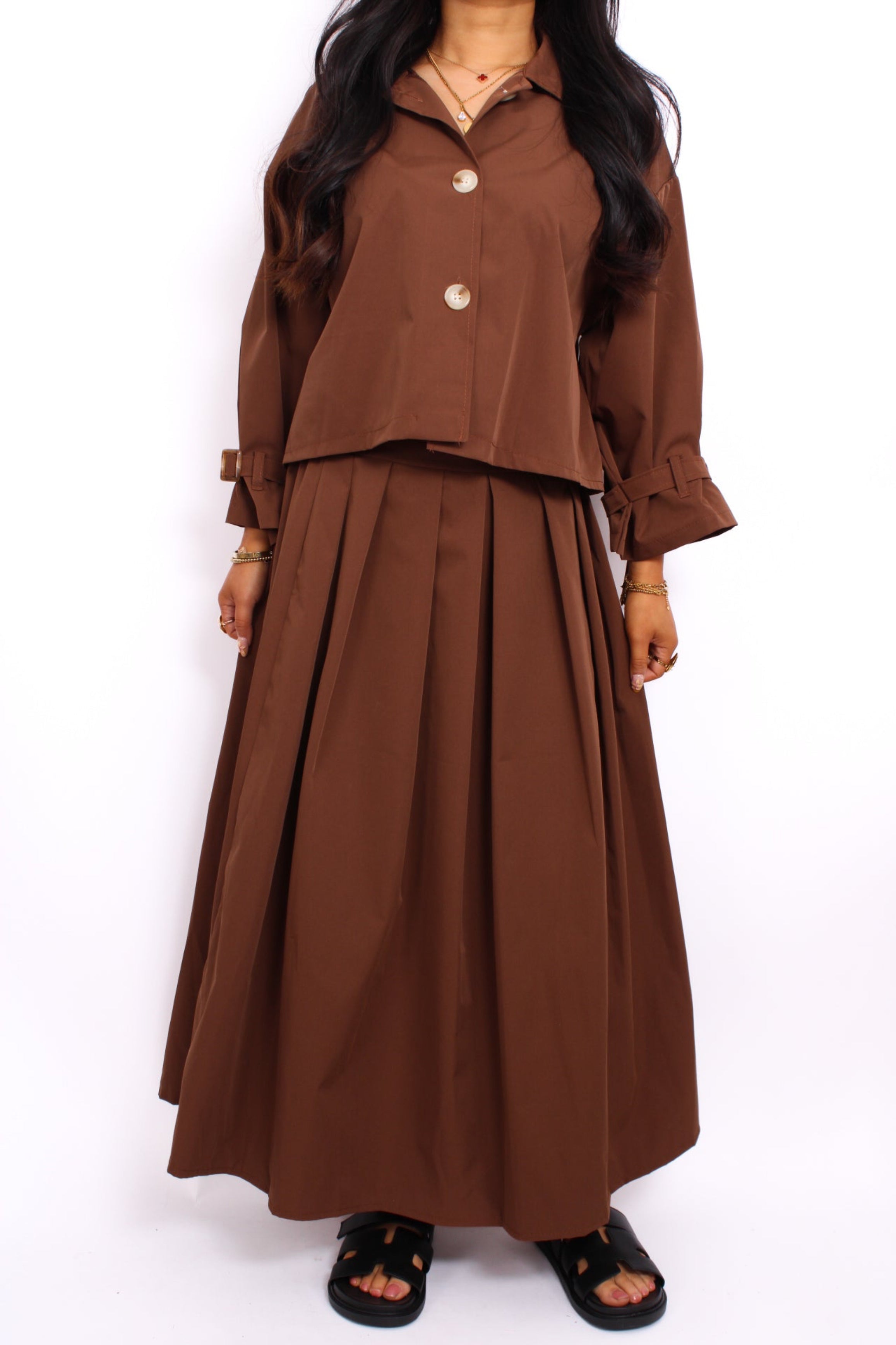 ''PETITE'' MAISA SET - BROWN