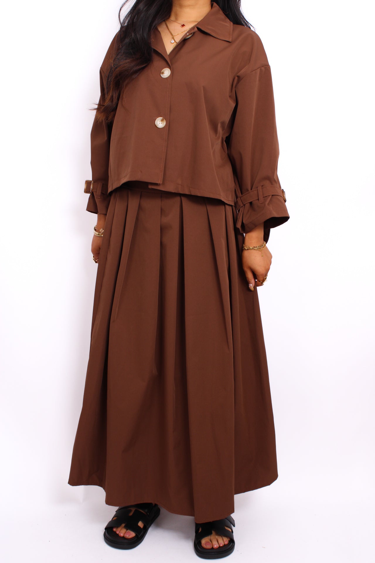 ''PETITE'' MAISA SET - BROWN