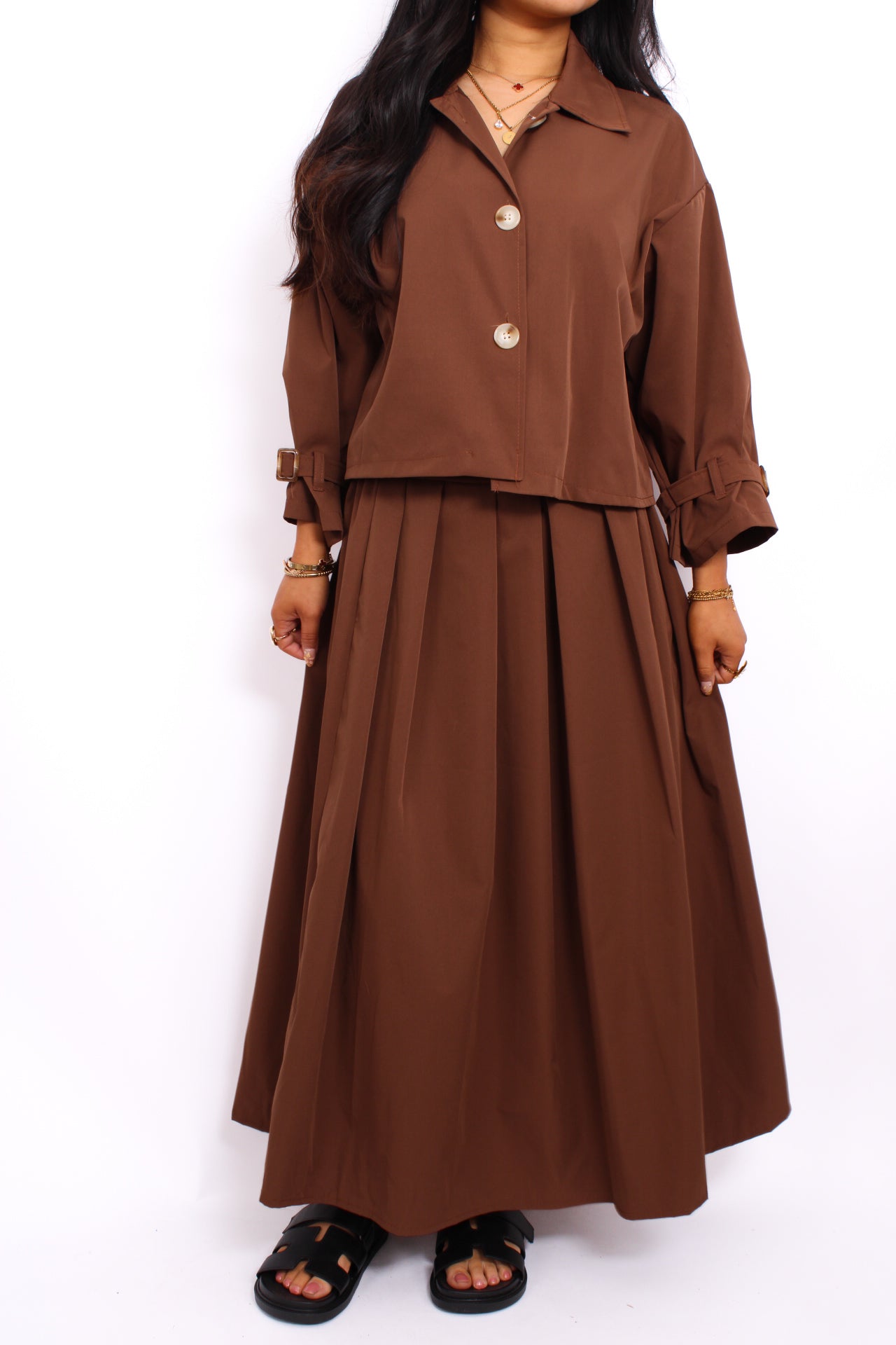''PETITE'' MAISA SET - BROWN