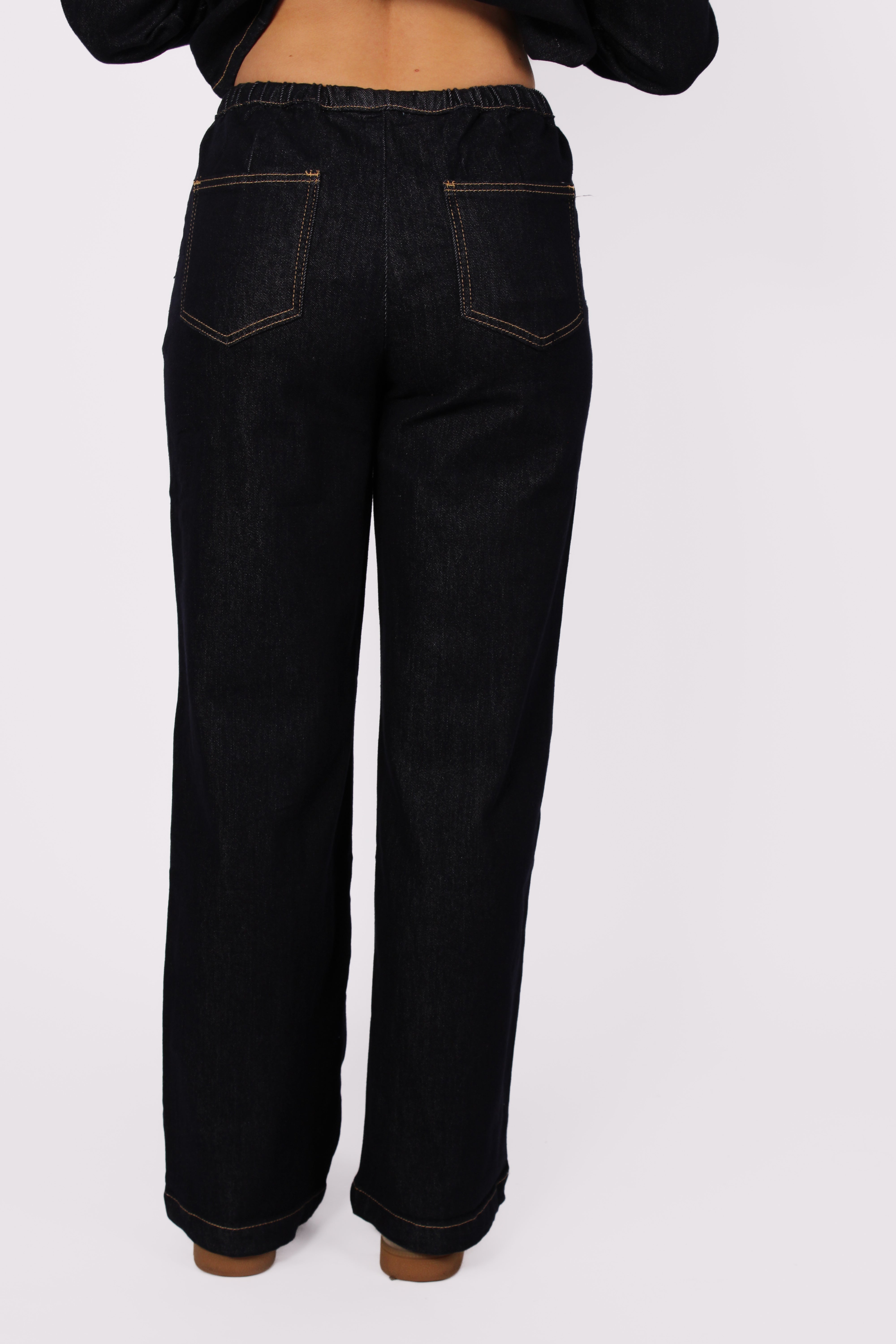 JEANS JOGGER STRAIGHT LEG 806 - DARK DENIM