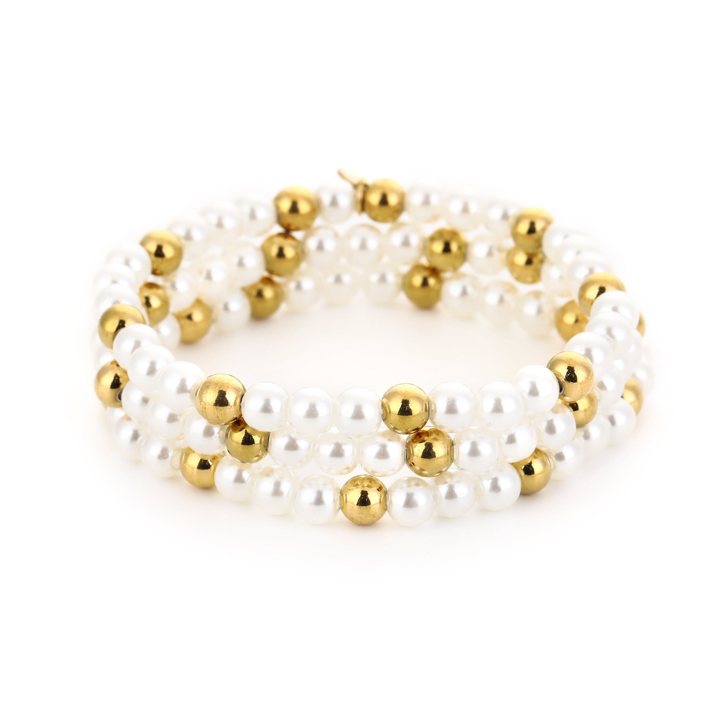 BEADS SET BRACELET - GOLD