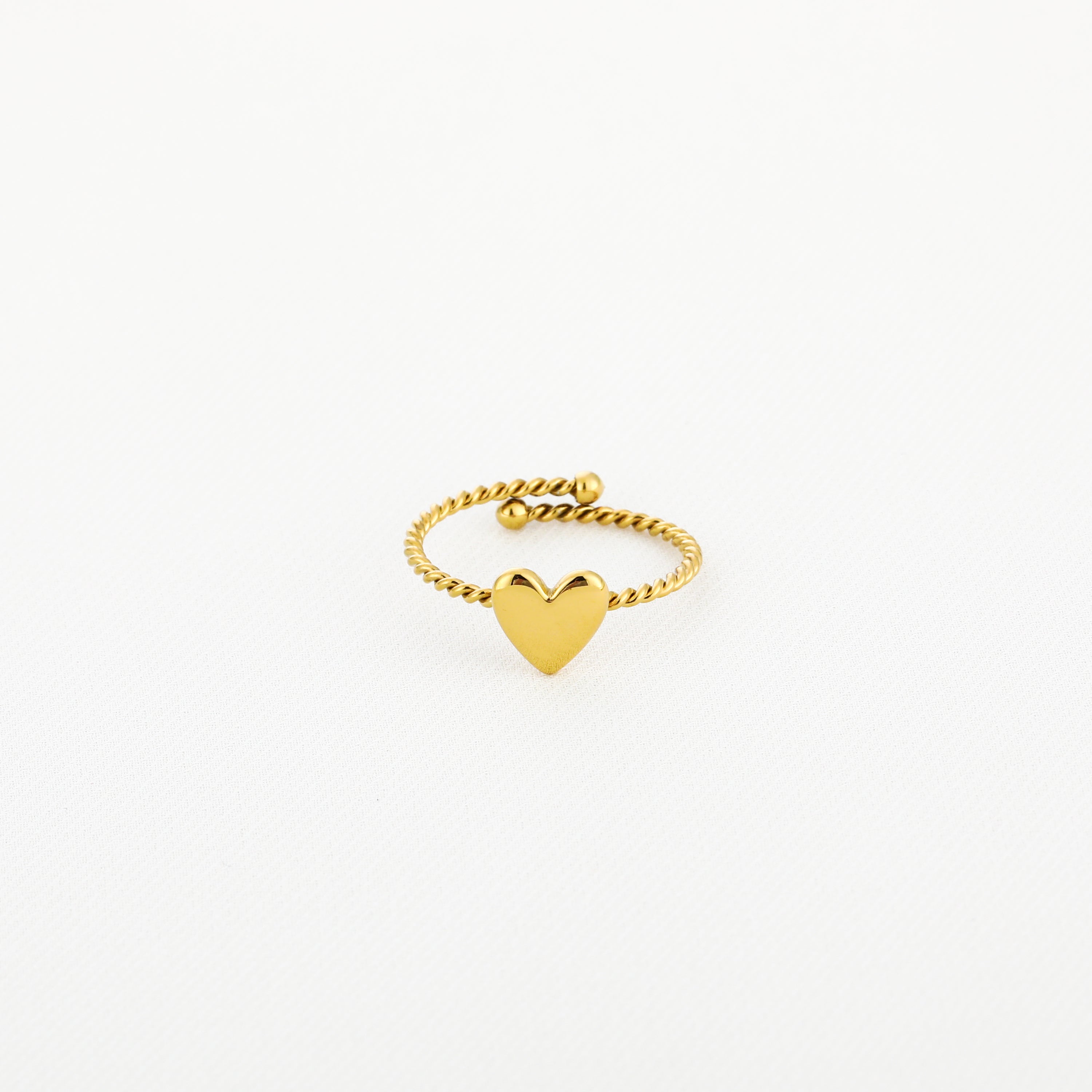 SMALL HEART RING - GOLD