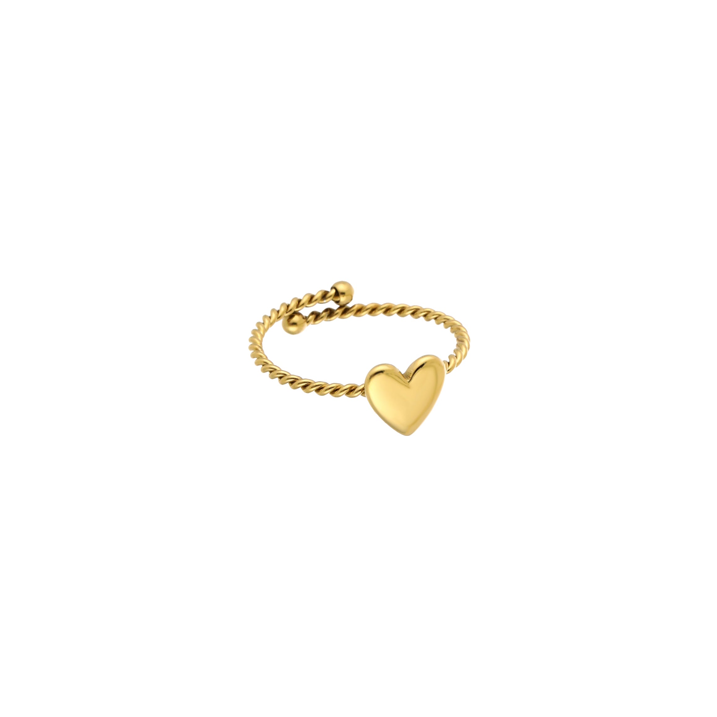 SMALL HEART RING - GOLD
