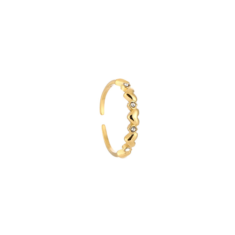 GEM OF LOVE RING - GOLD