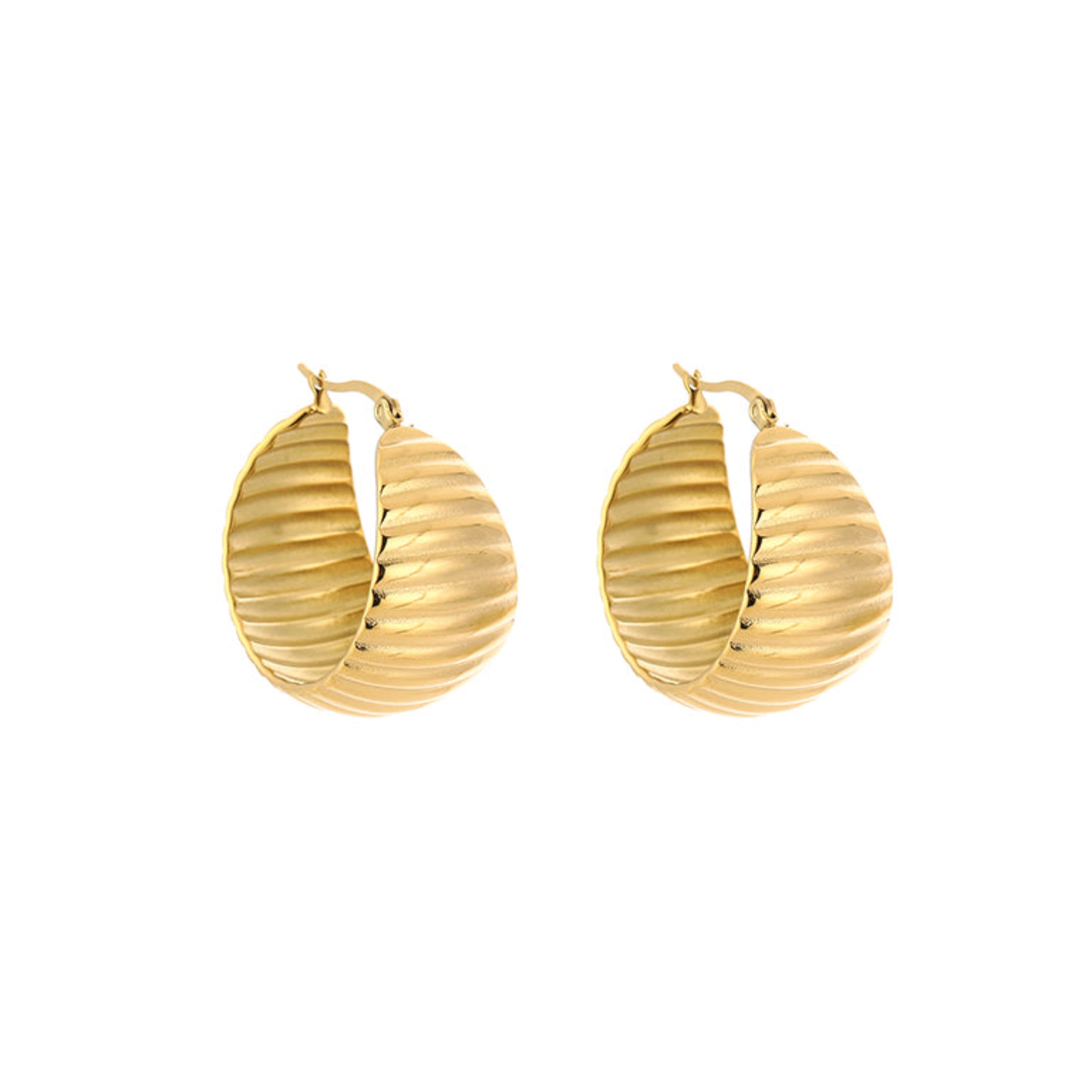 ELARA HOOPS EARRING - GOLD