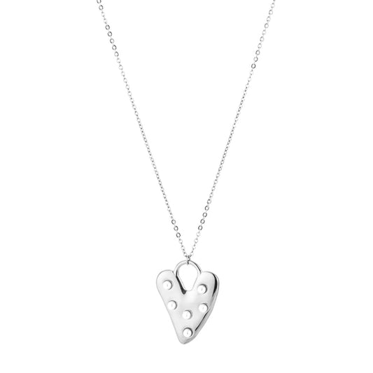 ''EXTRA LONG'' PEARL OF LOVE NECKLACE - SILVER