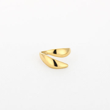 TWIN ARC RING - GOLD