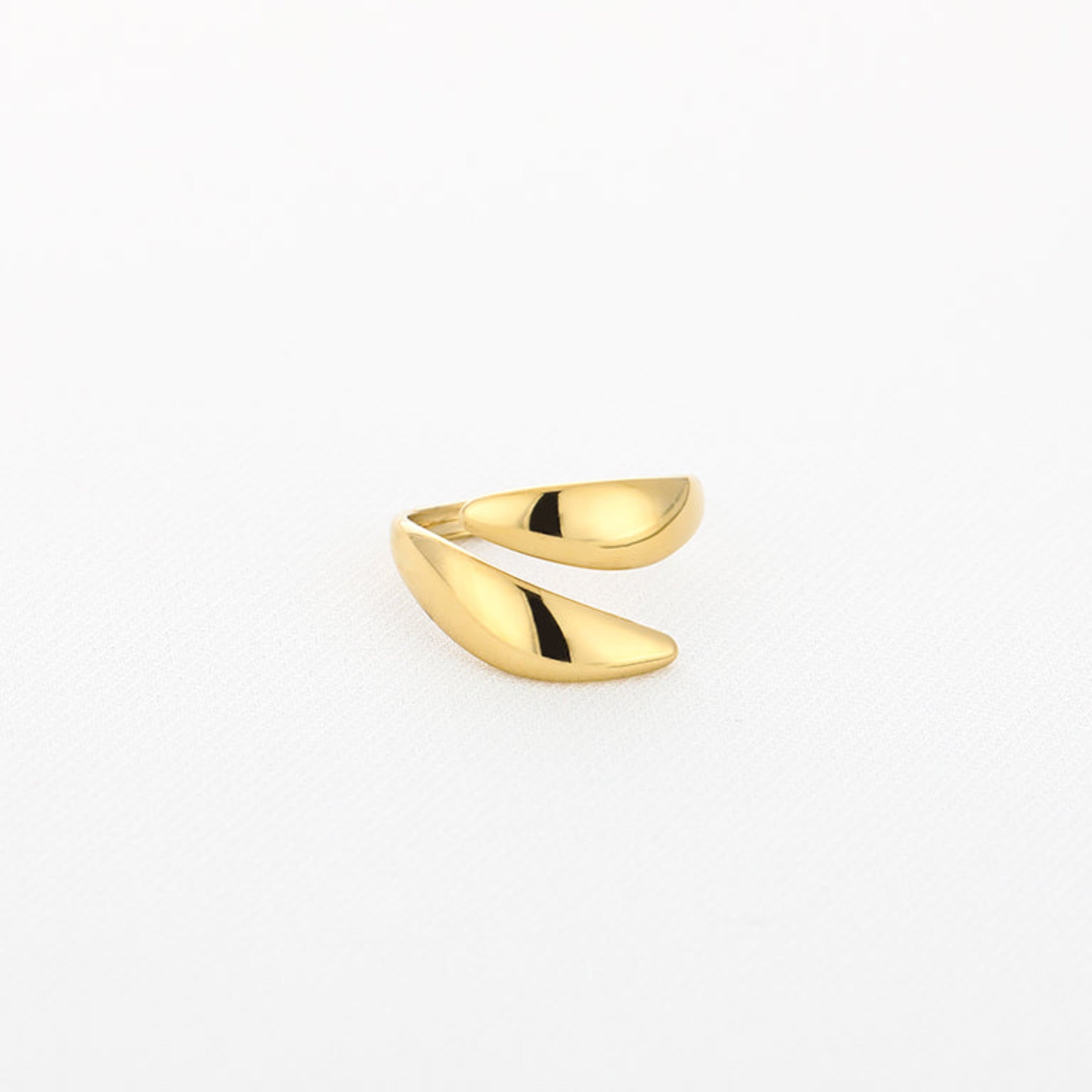 TWIN ARC RING - GOLD