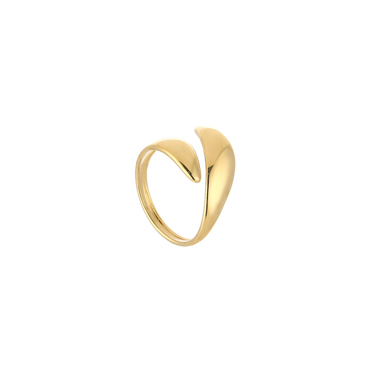 TWIN ARC RING - GOLD