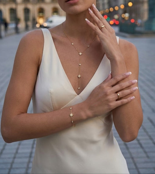 STAR SPARK NECKLACE - GOLD