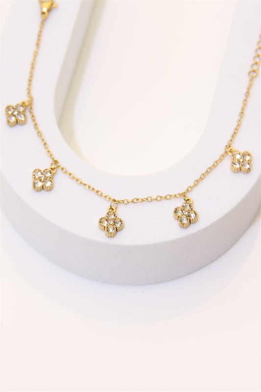 SHINING CLOVERS BRACELET - GOLD