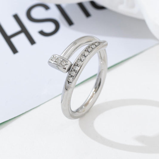 TWIST & SHINE RING - SILVER