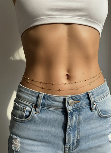 GOLDEN STARDUST BELLYCHAIN