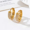 DIAMOND MINI HOOPS EARRING
