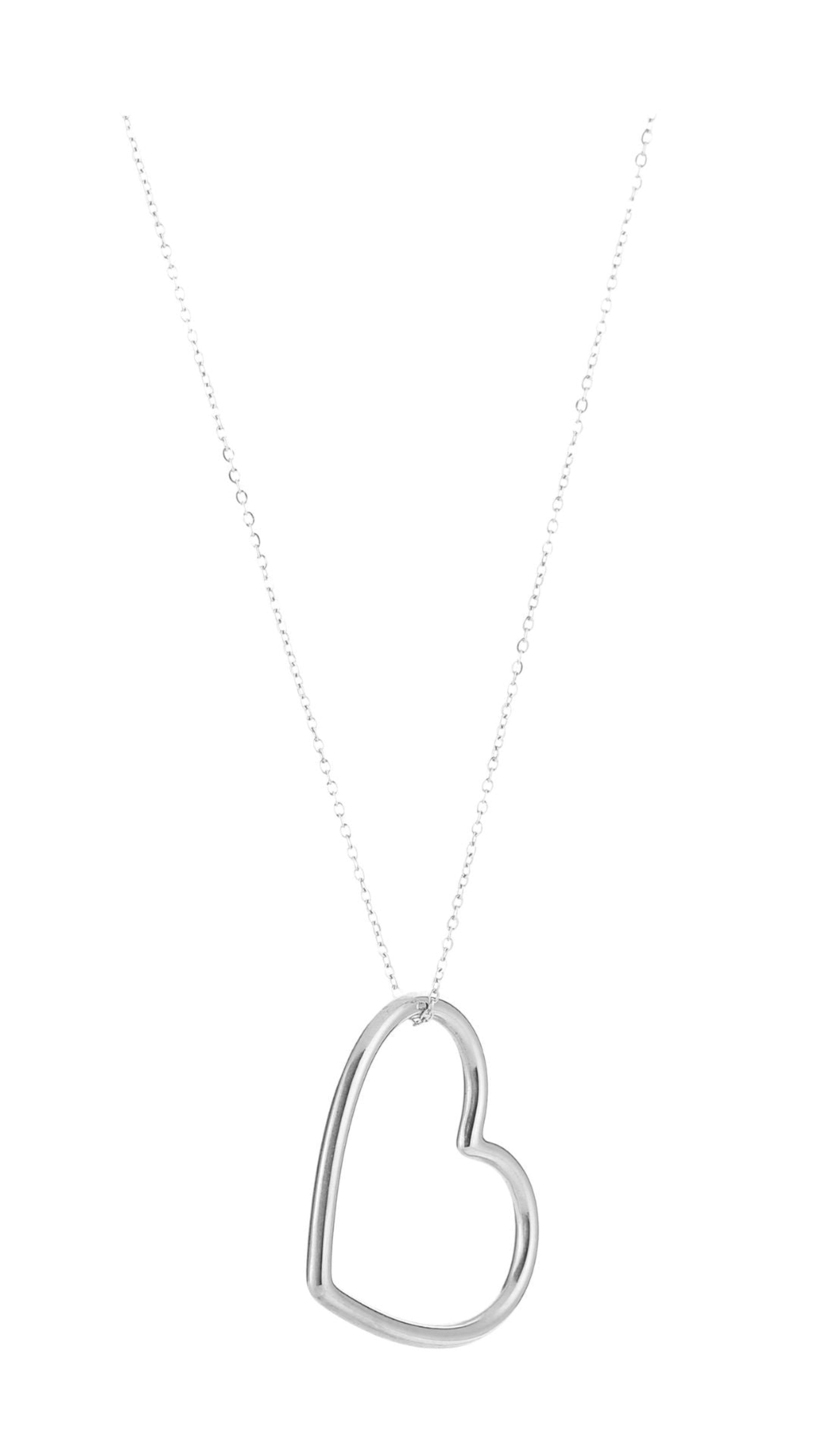 FOREVER HEART NECKLACE - SILVER