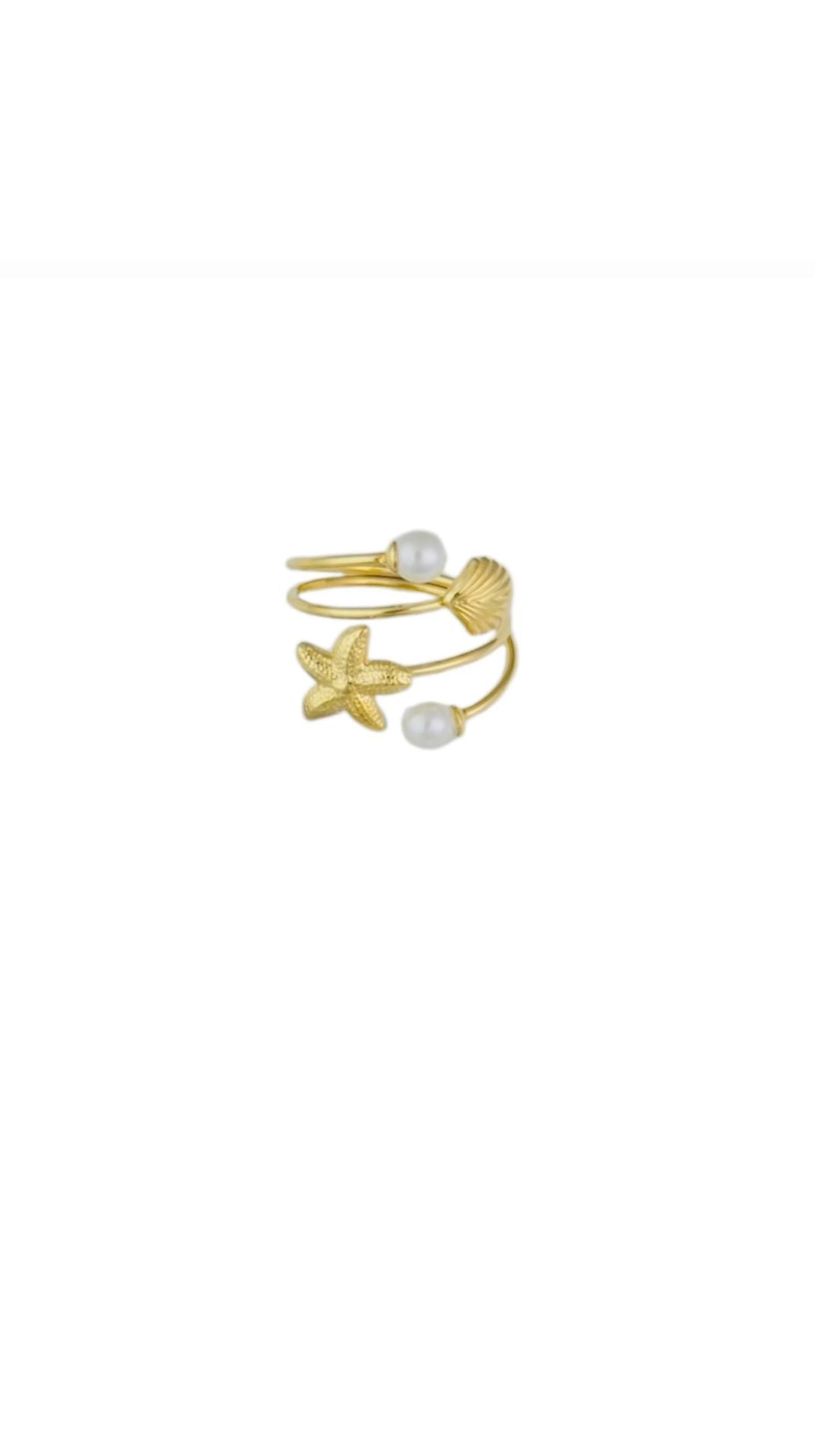 OCEAN RING - GOLD