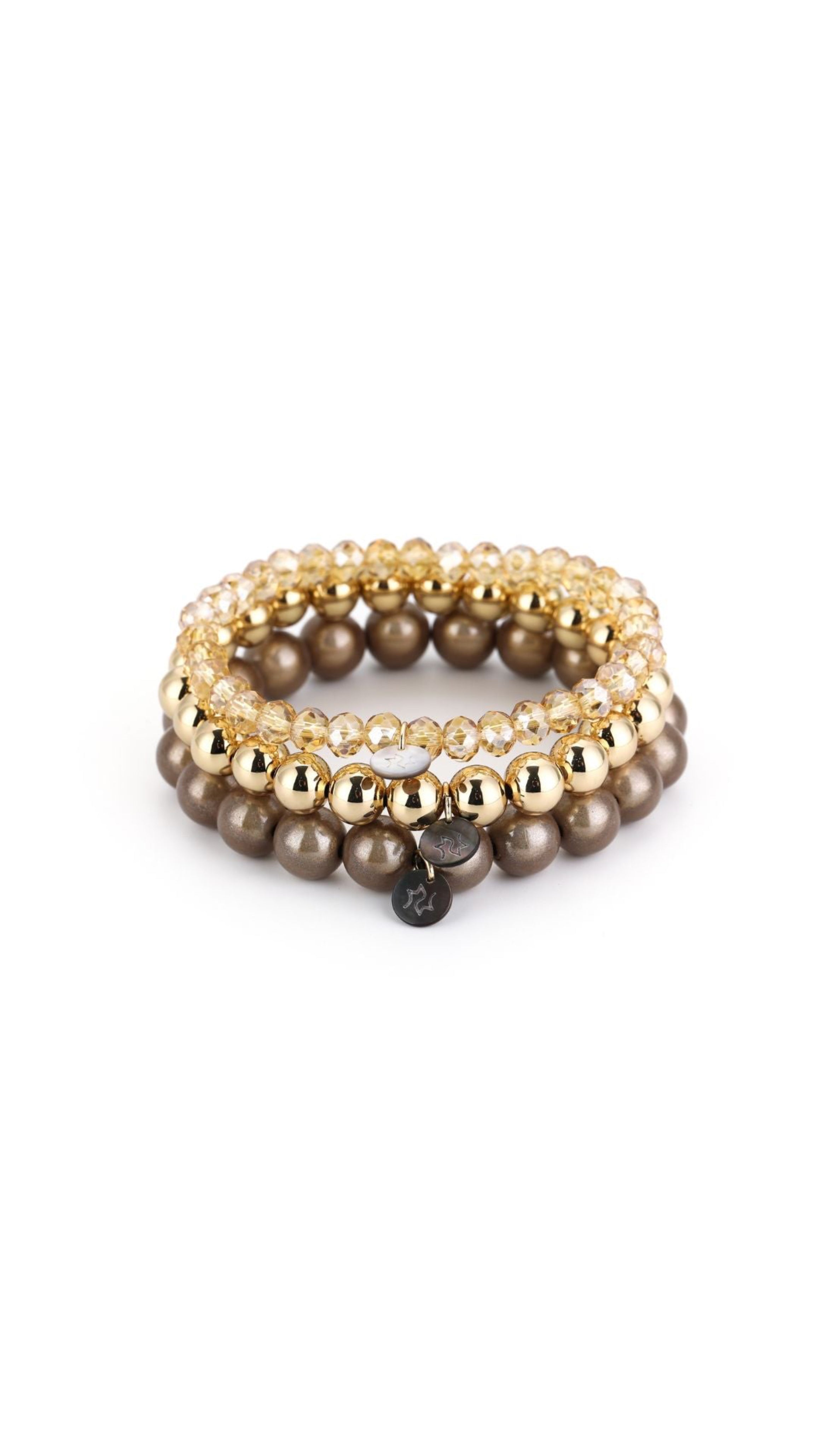BEADS BRACELET - CHAMPAGNE
