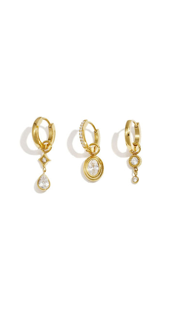 CRYSTYAL CRUSH TRIO - EARRING SET
